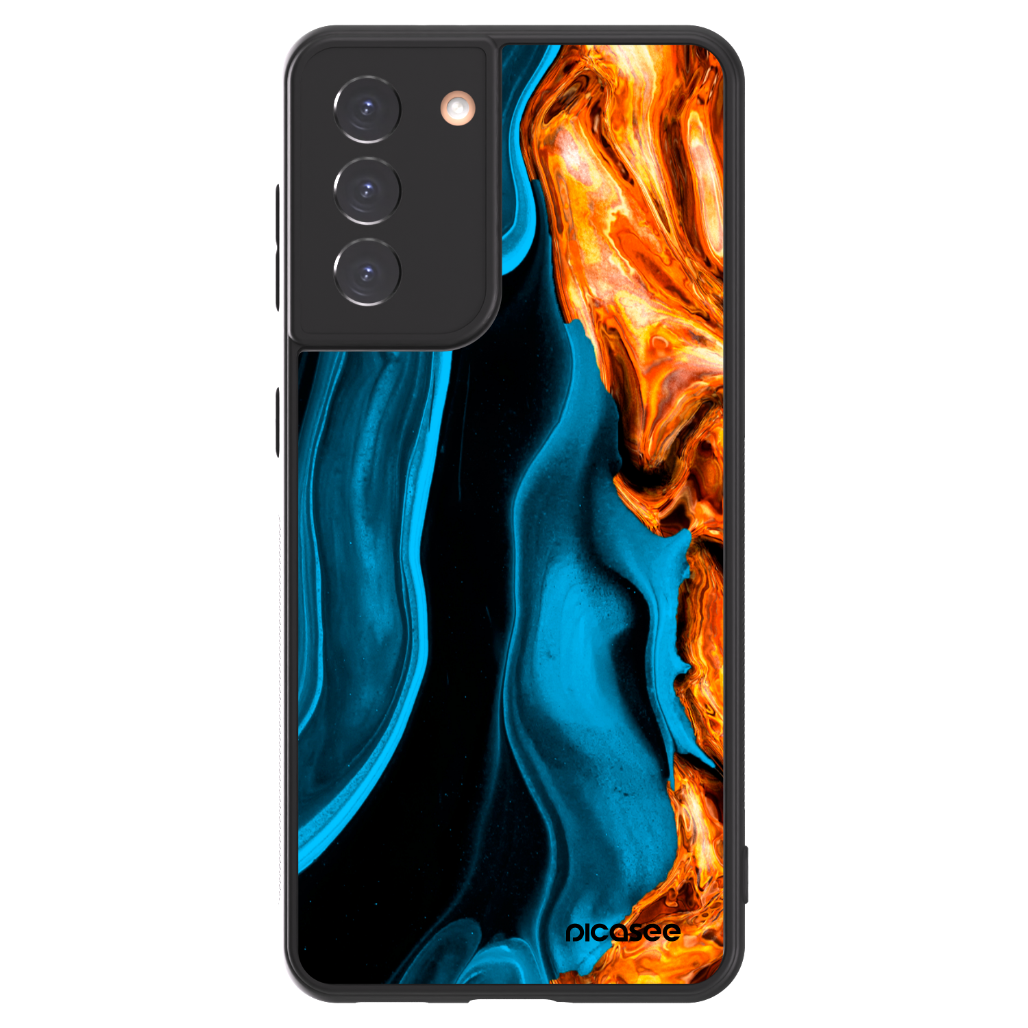 Picasee ULTIMATE CASE για Samsung Galaxy S21 5G G991B - Gold blue