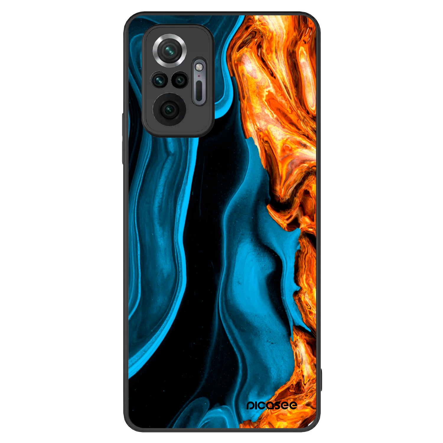 Picasee ULTIMATE CASE για Xiaomi Redmi Note 10 Pro - Gold blue