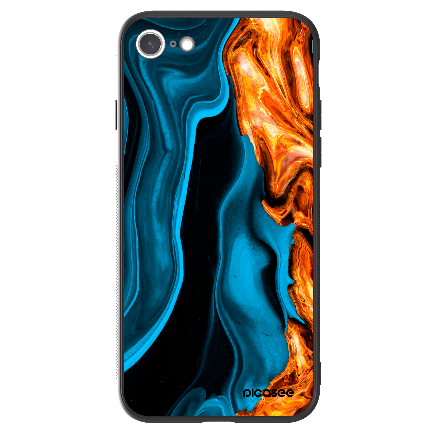 Picasee ULTIMATE CASE για Apple iPhone 8 - Gold blue
