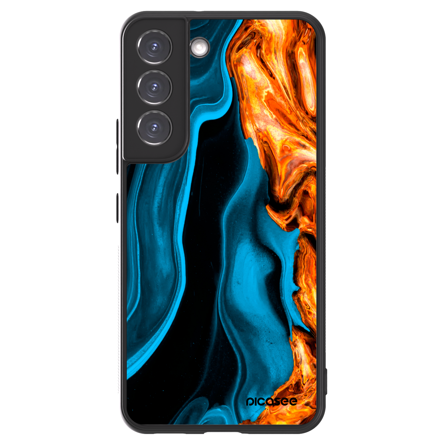 Picasee ULTIMATE CASE για Samsung Galaxy S22 5G - Gold blue