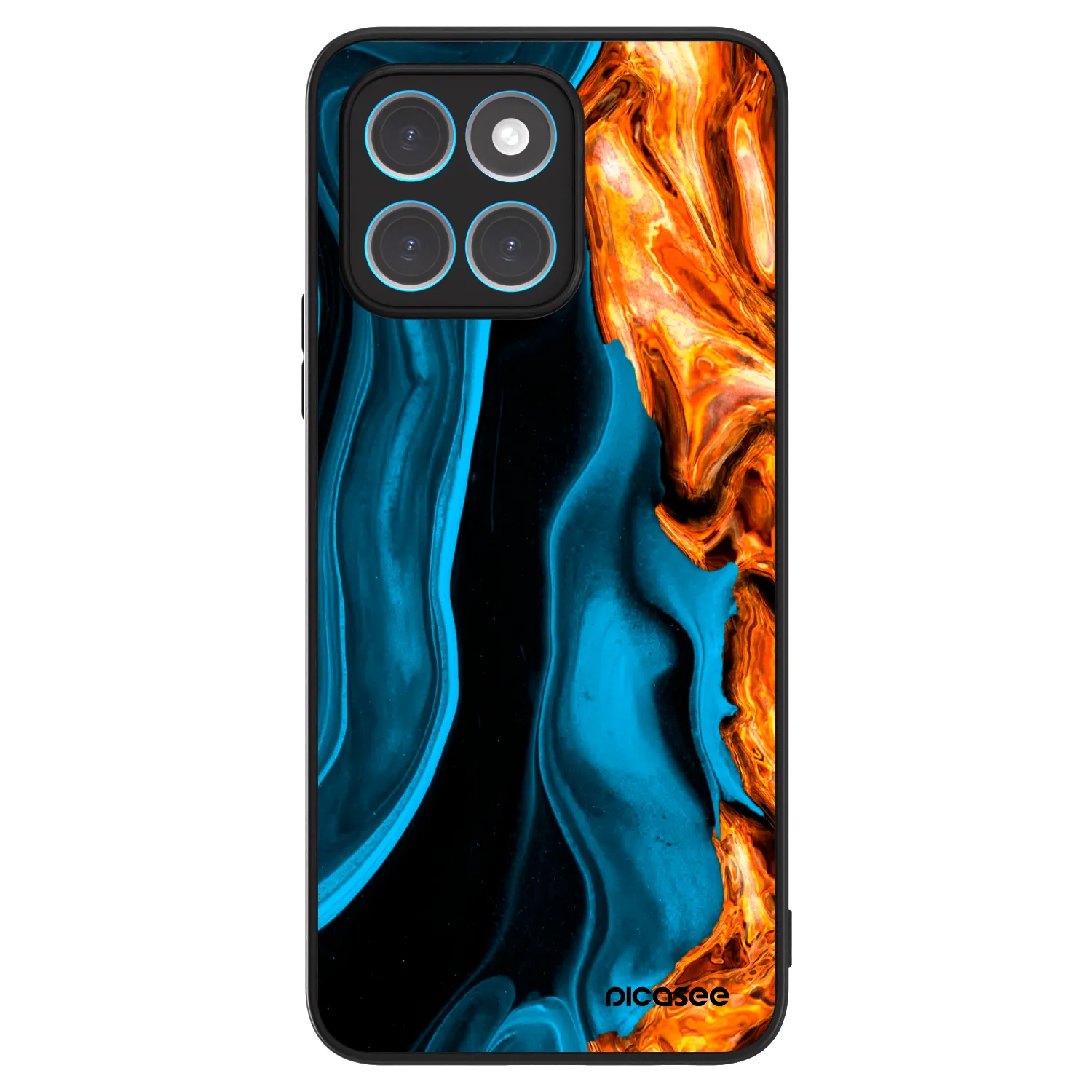 Picasee ULTIMATE CASE για Honor X8 4G - Gold blue
