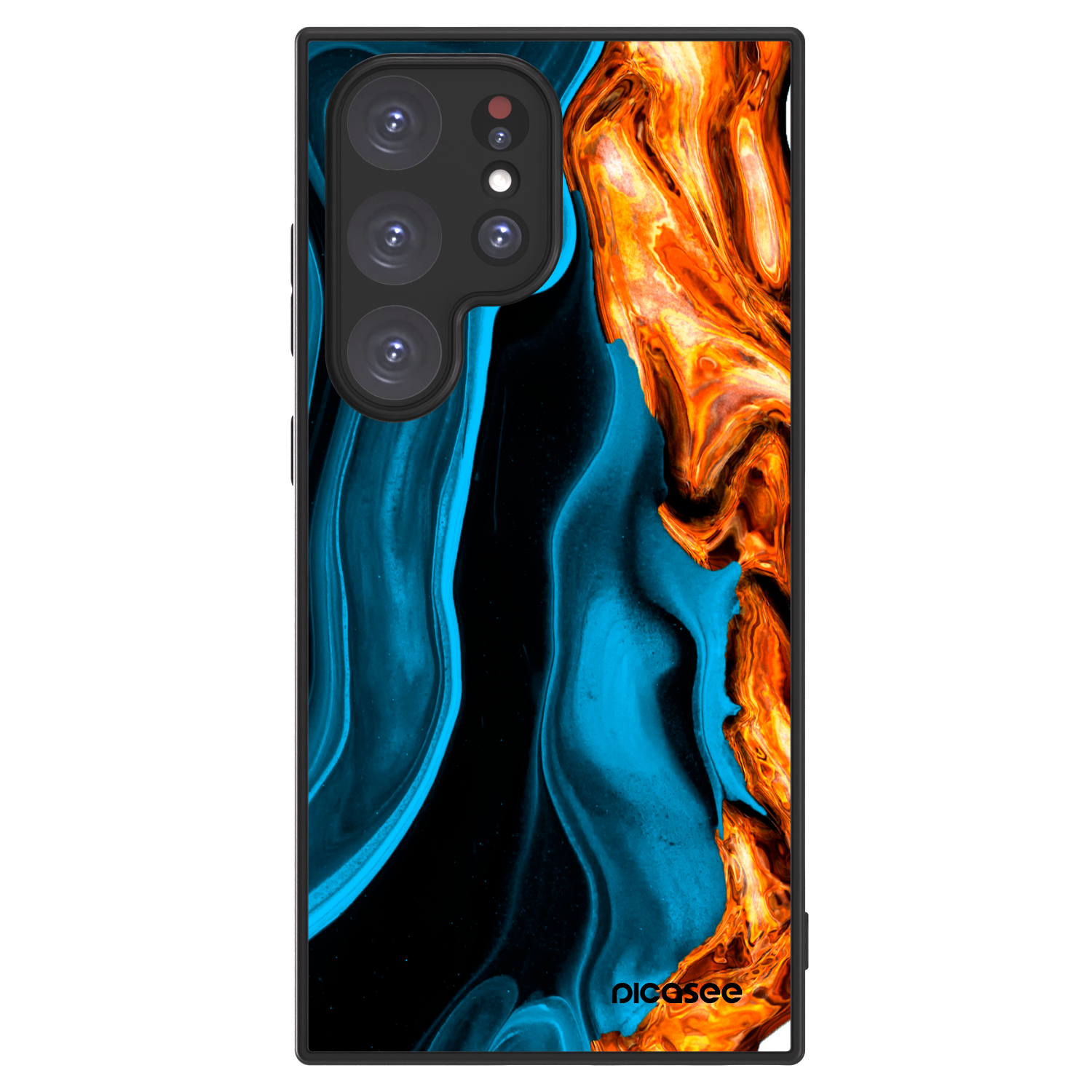 Picasee ULTIMATE CASE για Samsung Galaxy S24 Ultra S928B 5G - Gold blue