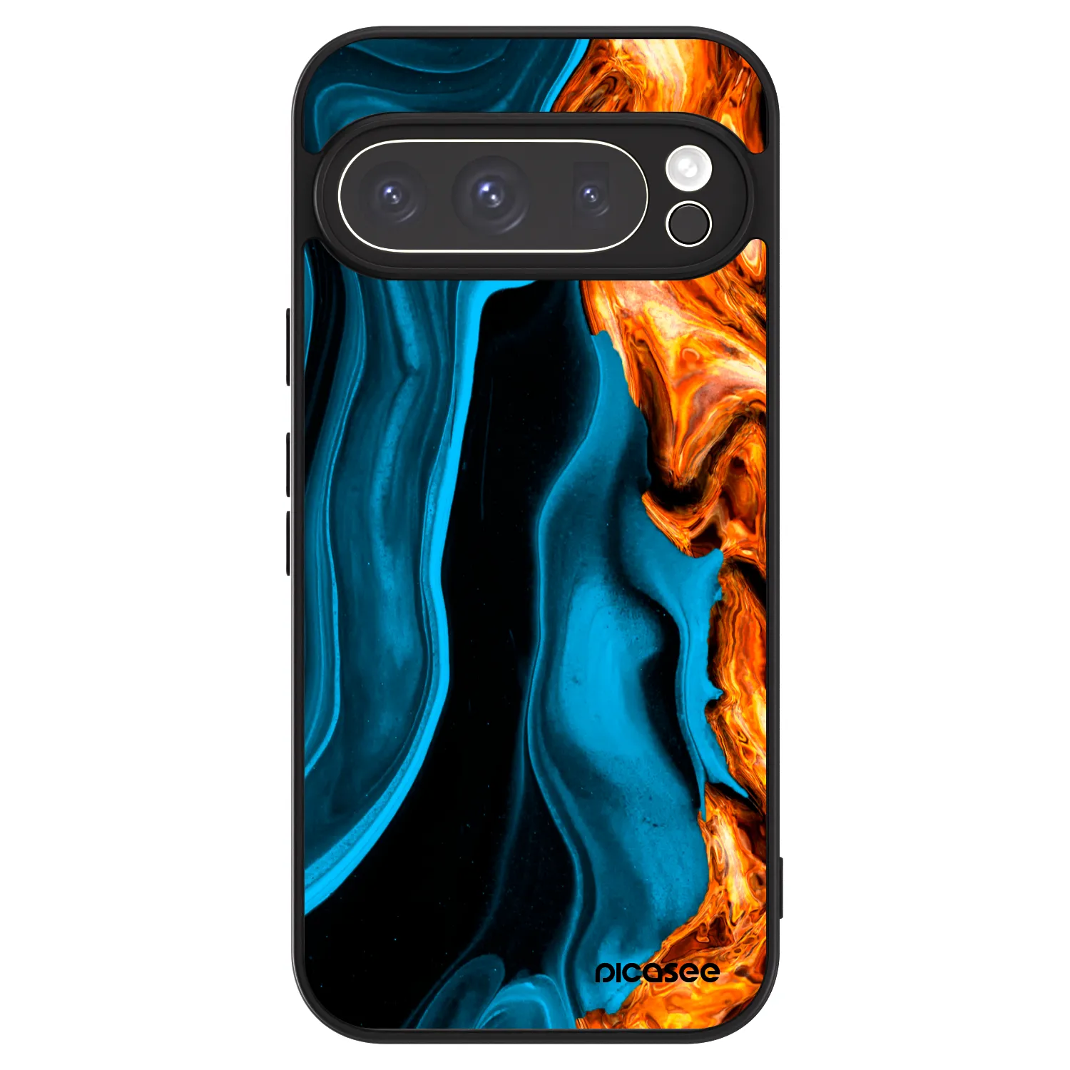 Picasee ULTIMATE CASE για Google Pixel 9 Pro - Gold blue