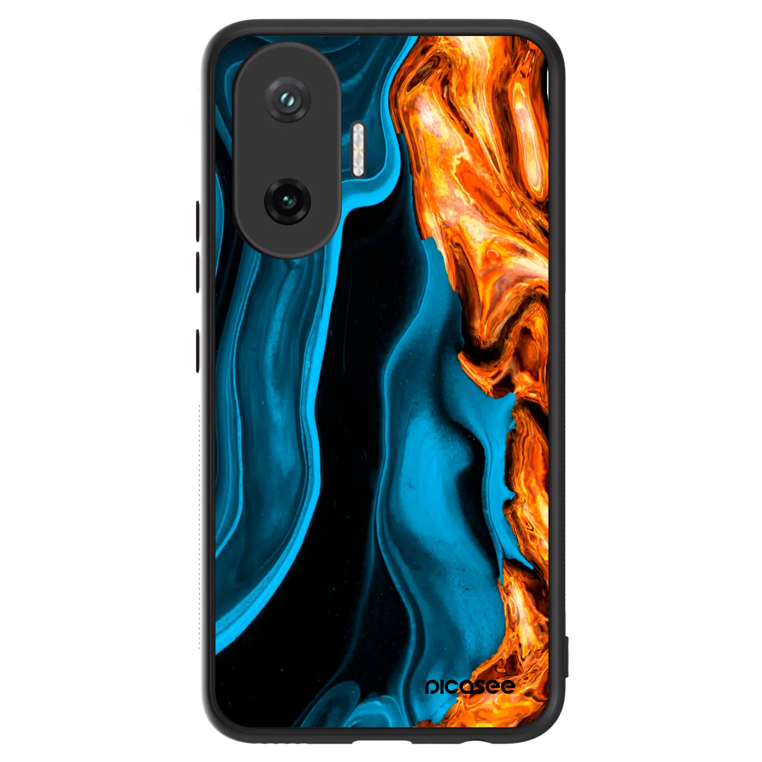 Picasee ULTIMATE CASE για Xiaomi Poco F7 Pro 5G - Gold blue