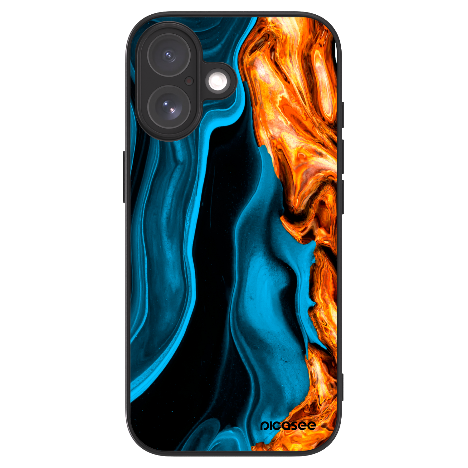 Picasee ULTIMATE CASE για Apple iPhone 17 - Gold blue