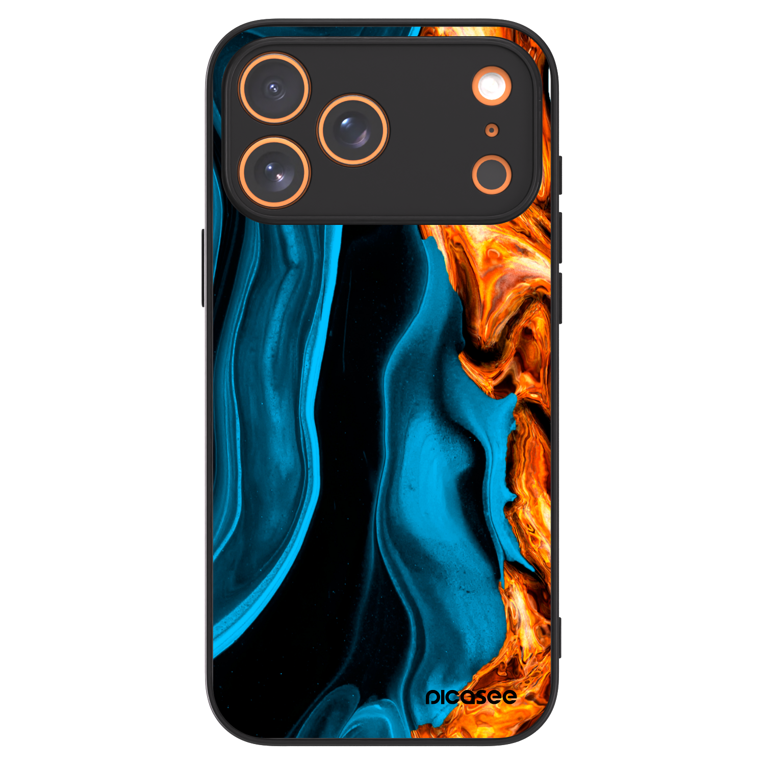 Picasee ULTIMATE CASE για Apple iPhone 17 Pro Max - Gold blue