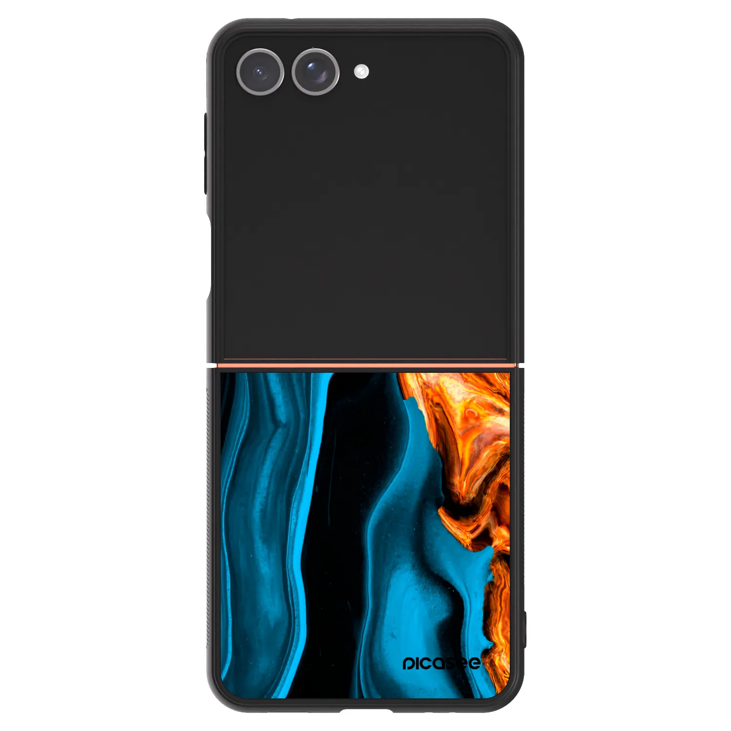 Picasee ULTIMATE CASE για Samsung Galaxy Z Flip7 5G - Gold blue
