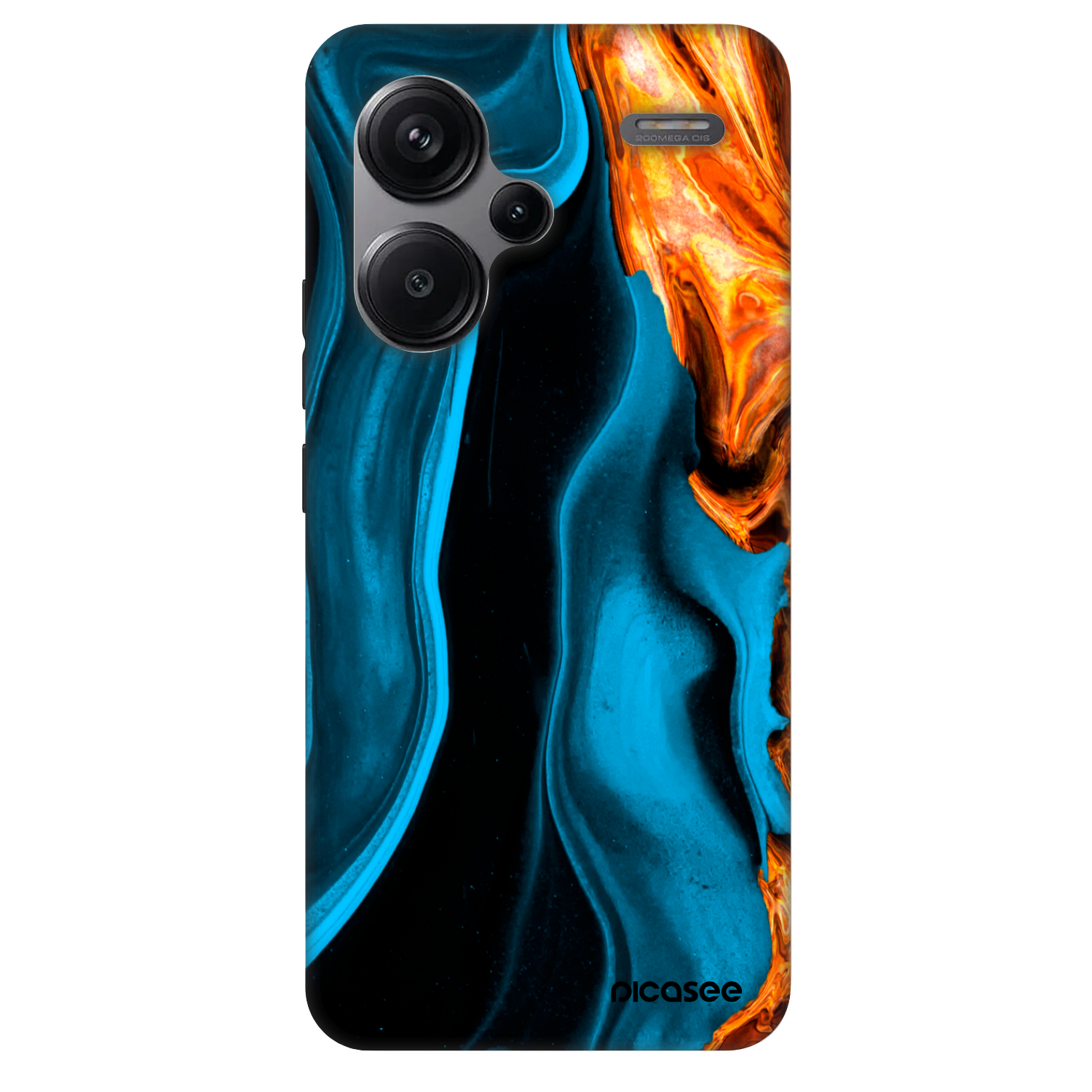 Picasee Fashion Case για Xiaomi Redmi Note 13 Pro+ 5G - Gold blue