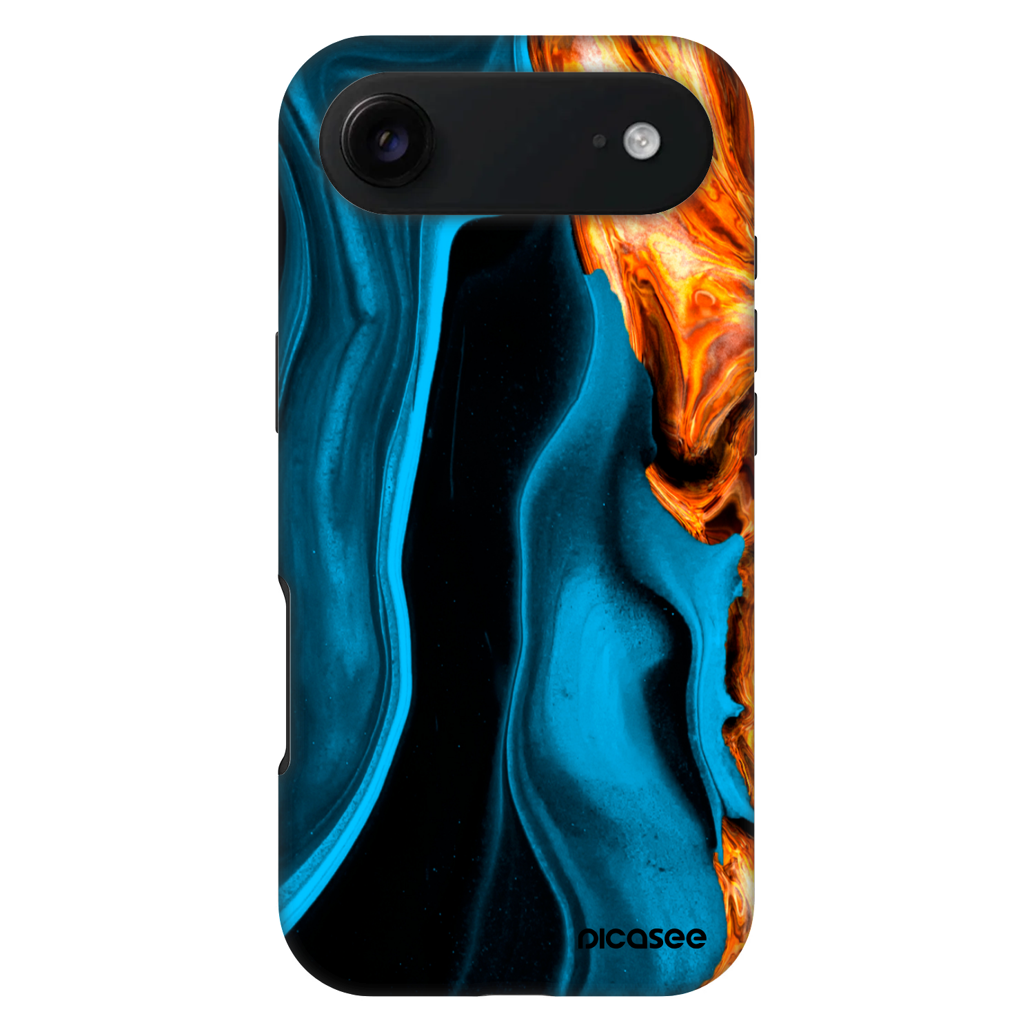 Picasee Fashion Case MagSafe για Apple iPhone Air - Gold blue