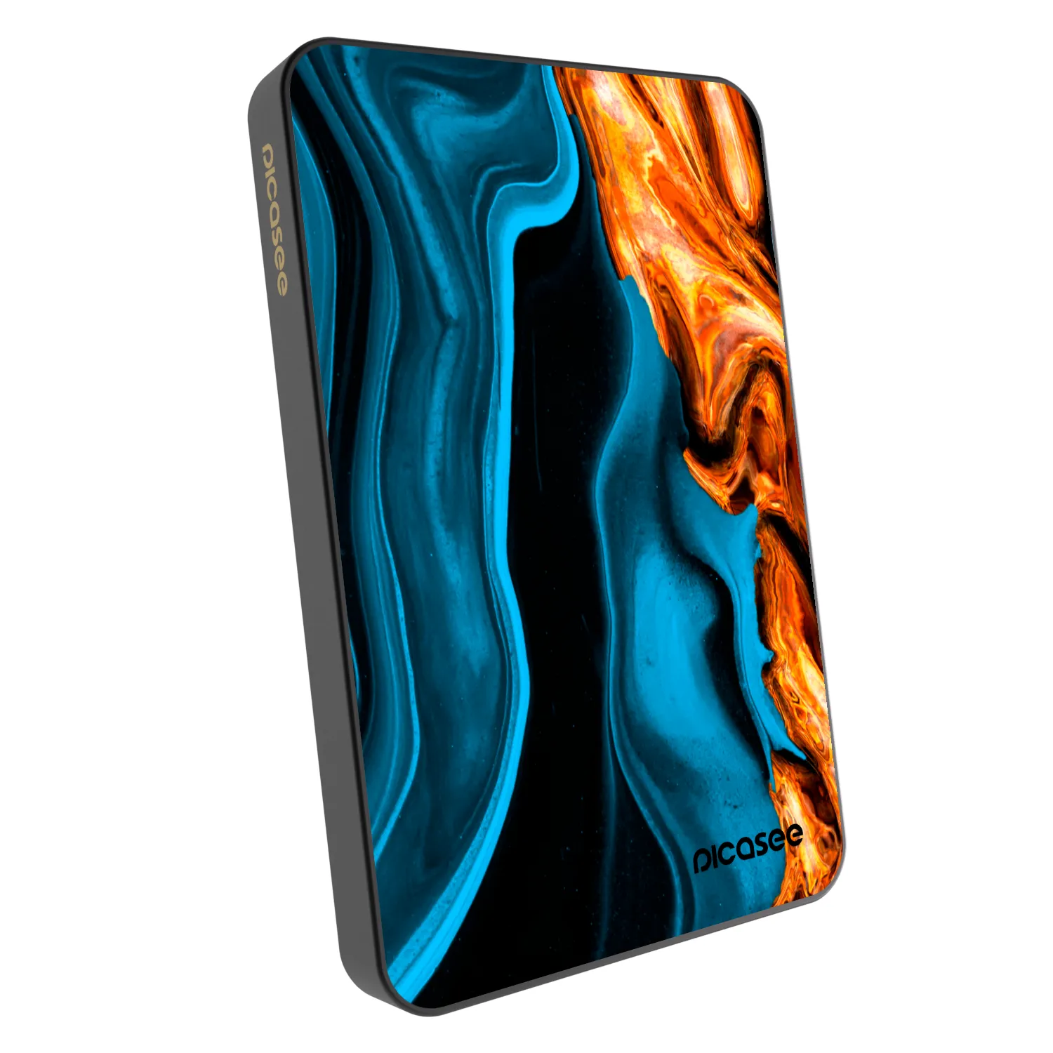 Picasee Powerbank με MagSafe 5 000 mAh Γκρί - Gold blue