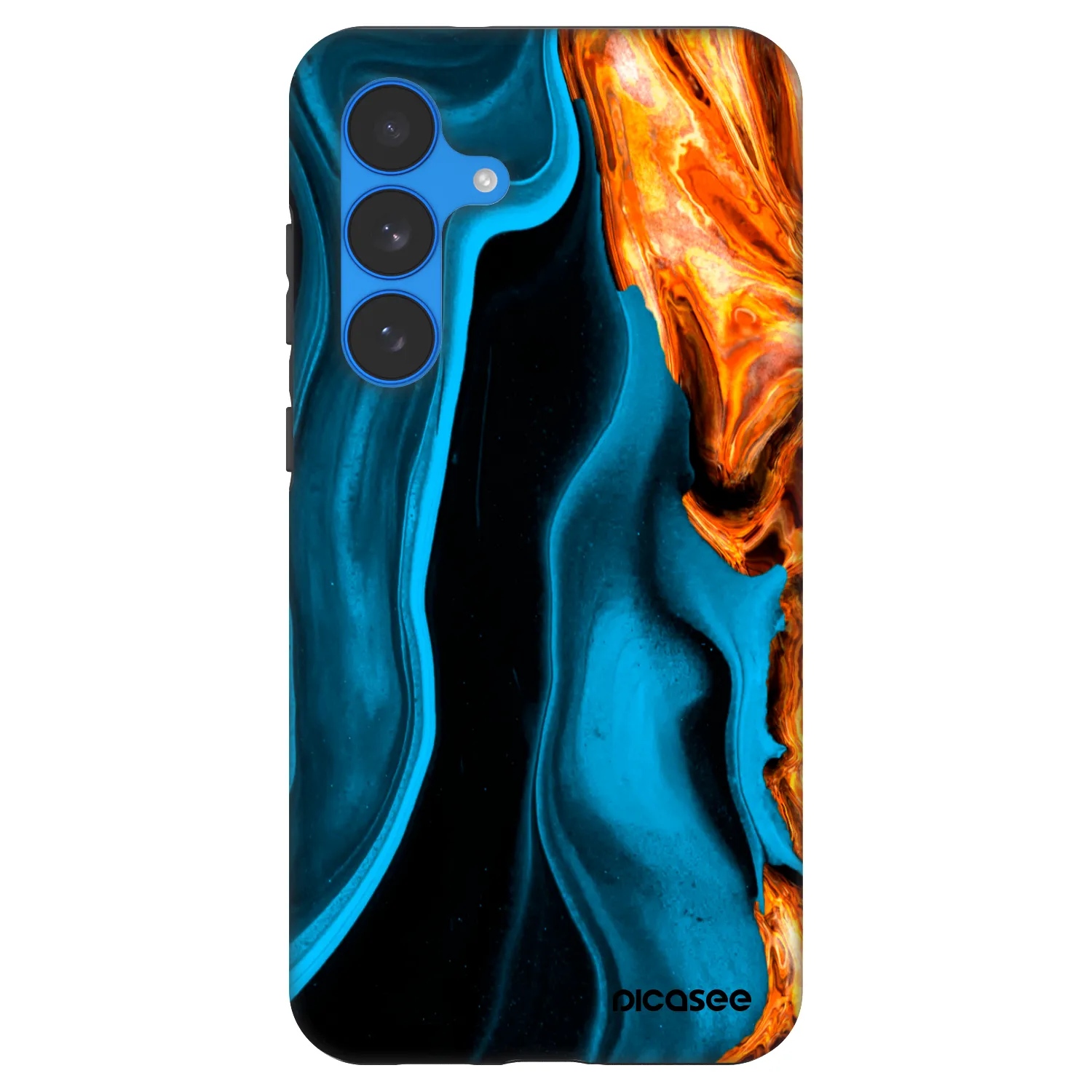Picasee Fashion Case για Samsung Galaxy S25 FE 5G - Gold blue