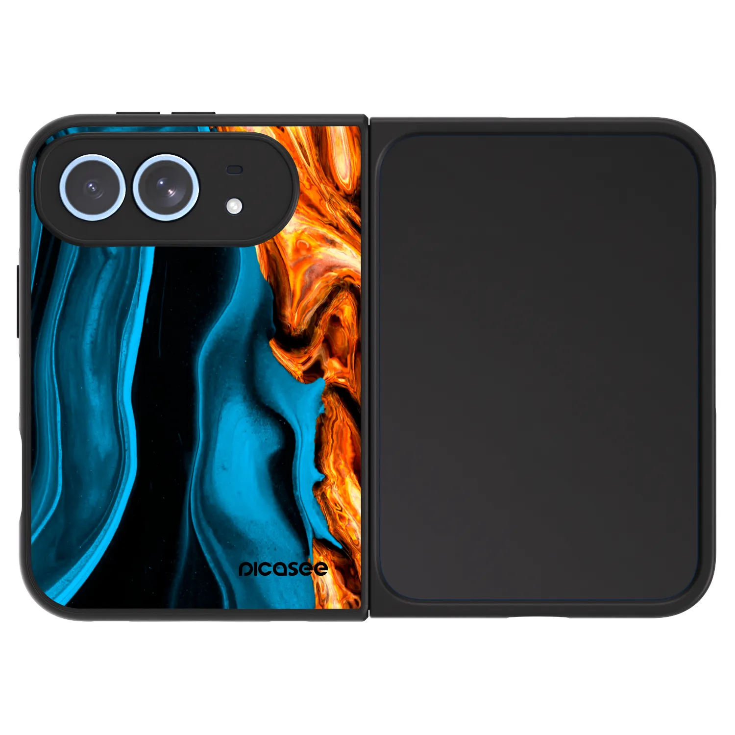 Picasee ULTIMATE CASE για Apple iPhone Duo - Gold blue