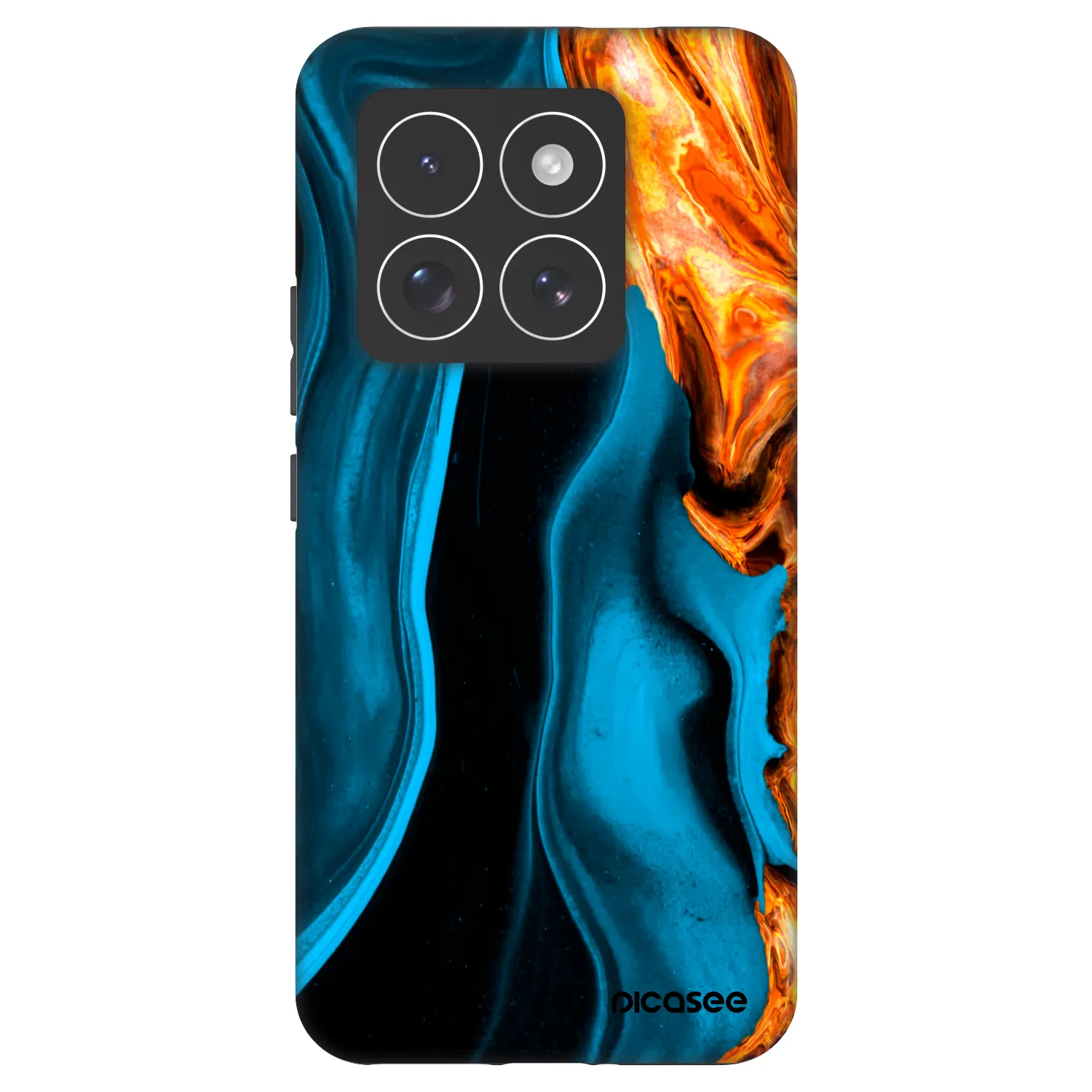 Picasee Fashion Case για Xiaomi 14 Pro - Gold blue