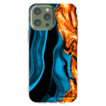 Picasee διαφανής θήκη σιλικόνης Apple iPhone 13 Pro Max - Gold blue