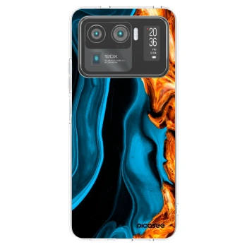 Picasee διαφανής θήκη σιλικόνης Xiaomi Mi 11 Ultra - Gold blue