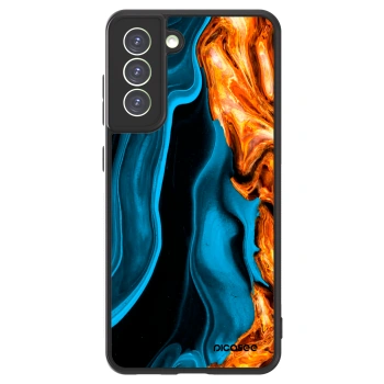 Picasee ULTIMATE CASE για Samsung Galaxy S21 FE 5G - Gold blue