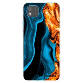 Picasee διαφανής θήκη σιλικόνης Realme C11 (2021) - Gold blue