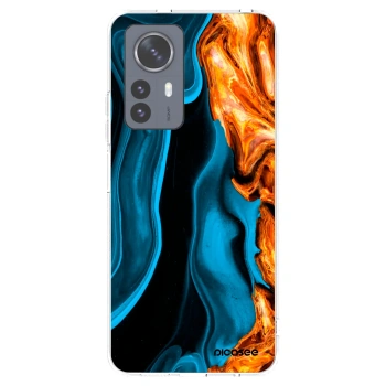 Picasee διαφανής θήκη σιλικόνης Xiaomi 12 Pro - Gold blue