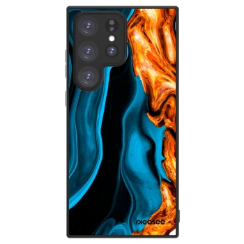 Picasee ULTIMATE CASE για Samsung Galaxy S23 Ultra 5G - Gold blue