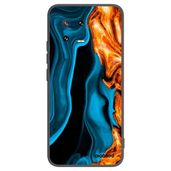 Picasee Μαύρη θήκη σιλικόνης για Xiaomi 13 Pro - Gold blue