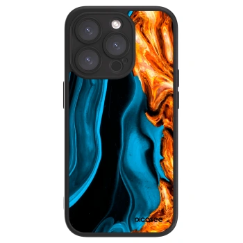 Picasee ULTIMATE CASE για Apple iPhone 15 Pro - Gold blue