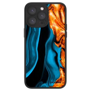 Picasee ULTIMATE CASE για Apple iPhone 15 Pro Max - Gold blue
