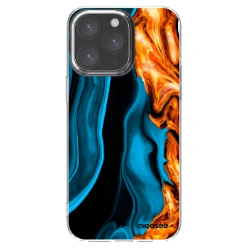 Picasee διαφανής θήκη σιλικόνης Apple iPhone 15 Pro Max - Gold blue