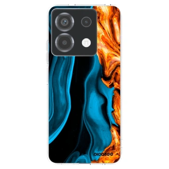 Picasee διαφανής θήκη σιλικόνης Xiaomi Poco X6 - Gold blue