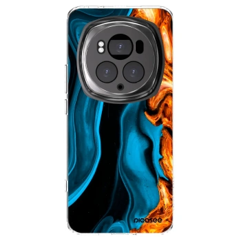 Picasee διαφανής θήκη σιλικόνης Honor Magic6 Pro - Gold blue