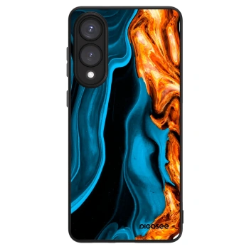 Picasee ULTIMATE CASE PowerShare για Samsung Galaxy S25 Edge 5G - Gold blue