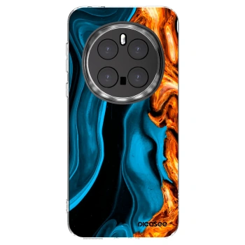 Picasee διαφανής θήκη σιλικόνης Honor Magic7 Pro 5G - Gold blue