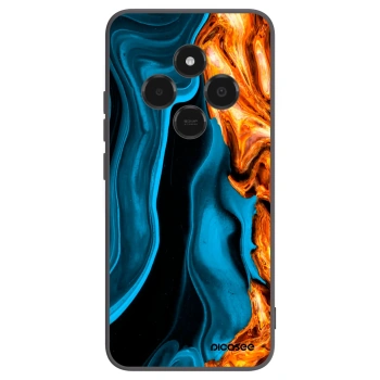 Picasee Μαύρη θήκη σιλικόνης για Xiaomi Poco C75 - Gold blue