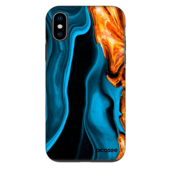 Θήκη για Apple iPhone X/XS - Gold blue