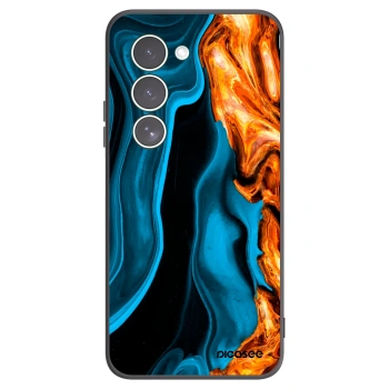 Picasee Μαύρη θήκη σιλικόνης για Xiaomi Redmi 15 5G - Gold blue