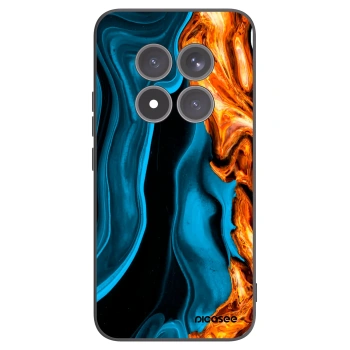 Picasee Μαύρη θήκη σιλικόνης για Xiaomi Redmi Note 15 Pro+ - Gold blue