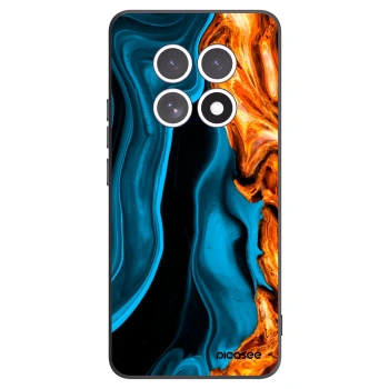 Picasee Μαύρη θήκη σιλικόνης για Xiaomi Redmi Note 15 - Gold blue