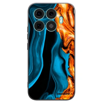 Picasee Μαύρη θήκη σιλικόνης για Xiaomi 17T - Gold blue