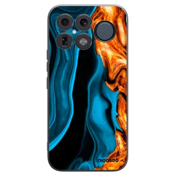 Picasee Μαύρη θήκη σιλικόνης για Xiaomi Poco F8 Ultra - Gold blue