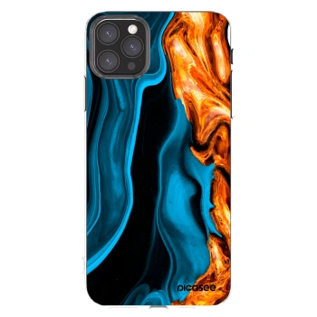 Picasee διαφανής θήκη σιλικόνης Apple iPhone 11 Pro Max - Gold blue