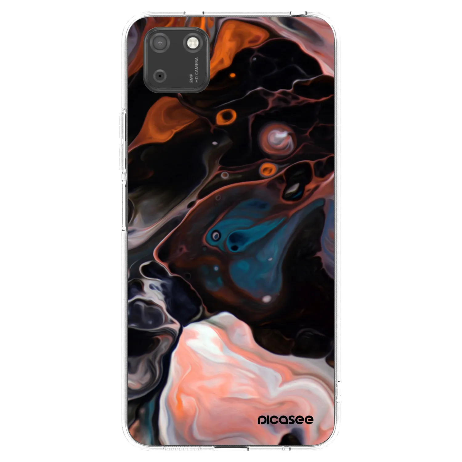 Picasee διαφανής θήκη σιλικόνης Huawei Y5P - Cream