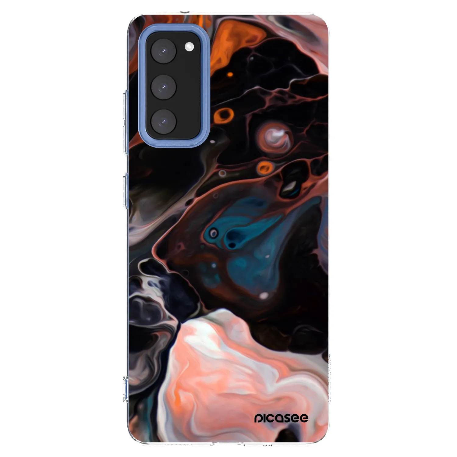 Picasee διαφανής θήκη σιλικόνης Samsung Galaxy S20 FE - Cream