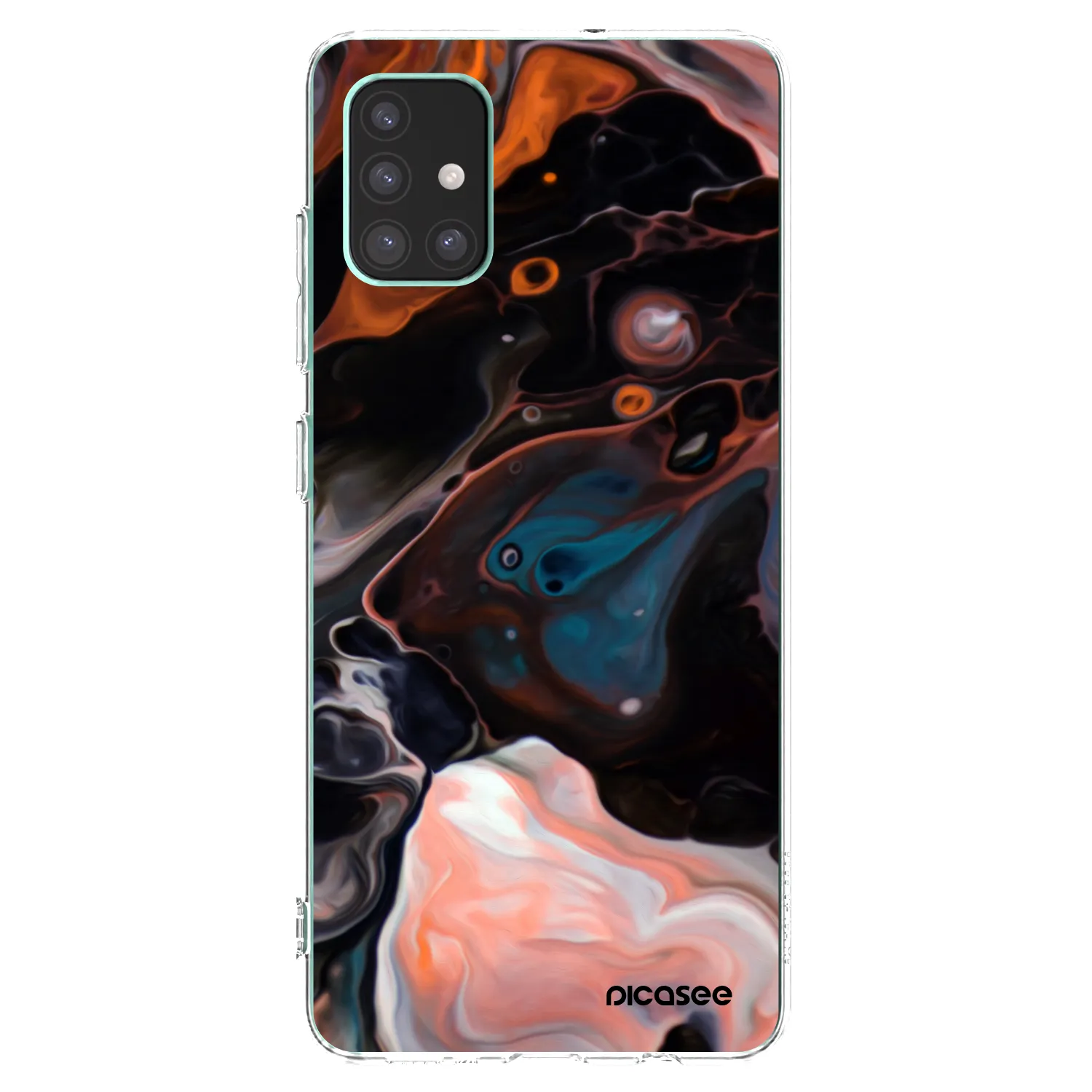 Picasee διαφανής θήκη σιλικόνης Samsung Galaxy M51 M515F - Cream