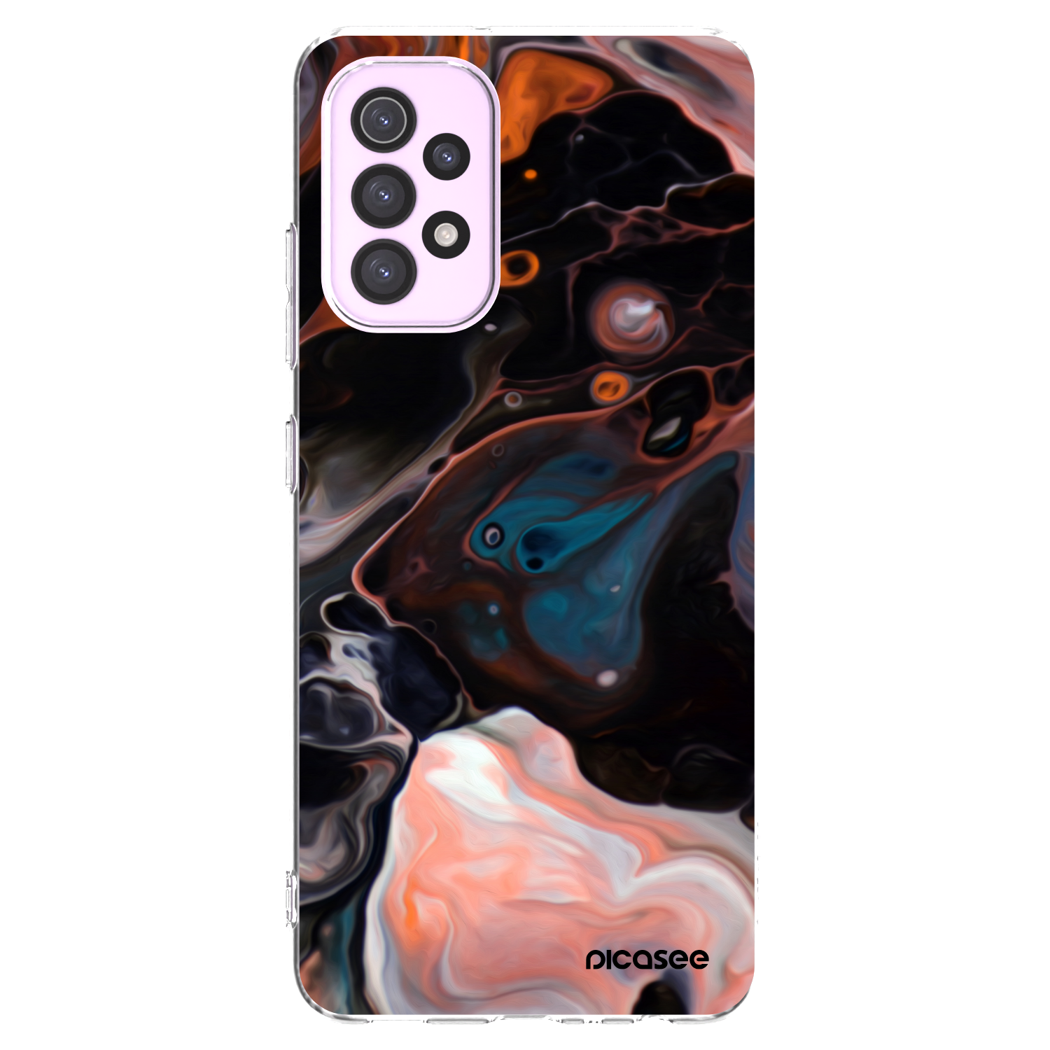 Picasee διαφανής θήκη σιλικόνης Samsung Galaxy A32 5G A326B - Cream