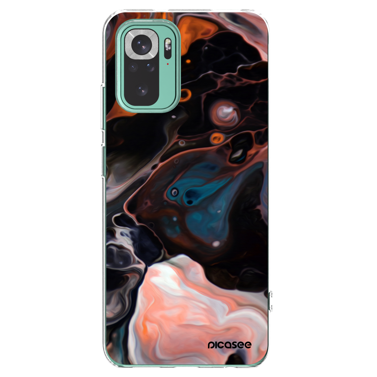 Picasee διαφανής θήκη σιλικόνης Xiaomi Redmi Note 10 Pro - Cream