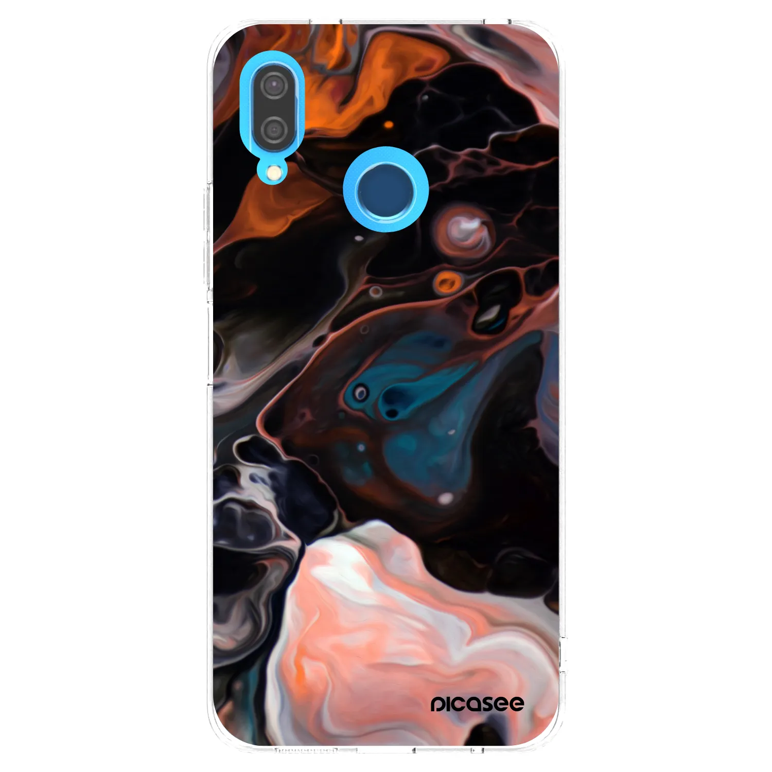Picasee διαφανής θήκη σιλικόνης Huawei P20 Lite - Cream