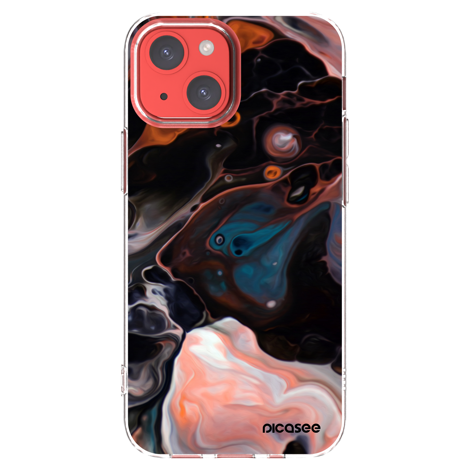 Picasee διαφανής θήκη σιλικόνης Apple iPhone 13 mini - Cream