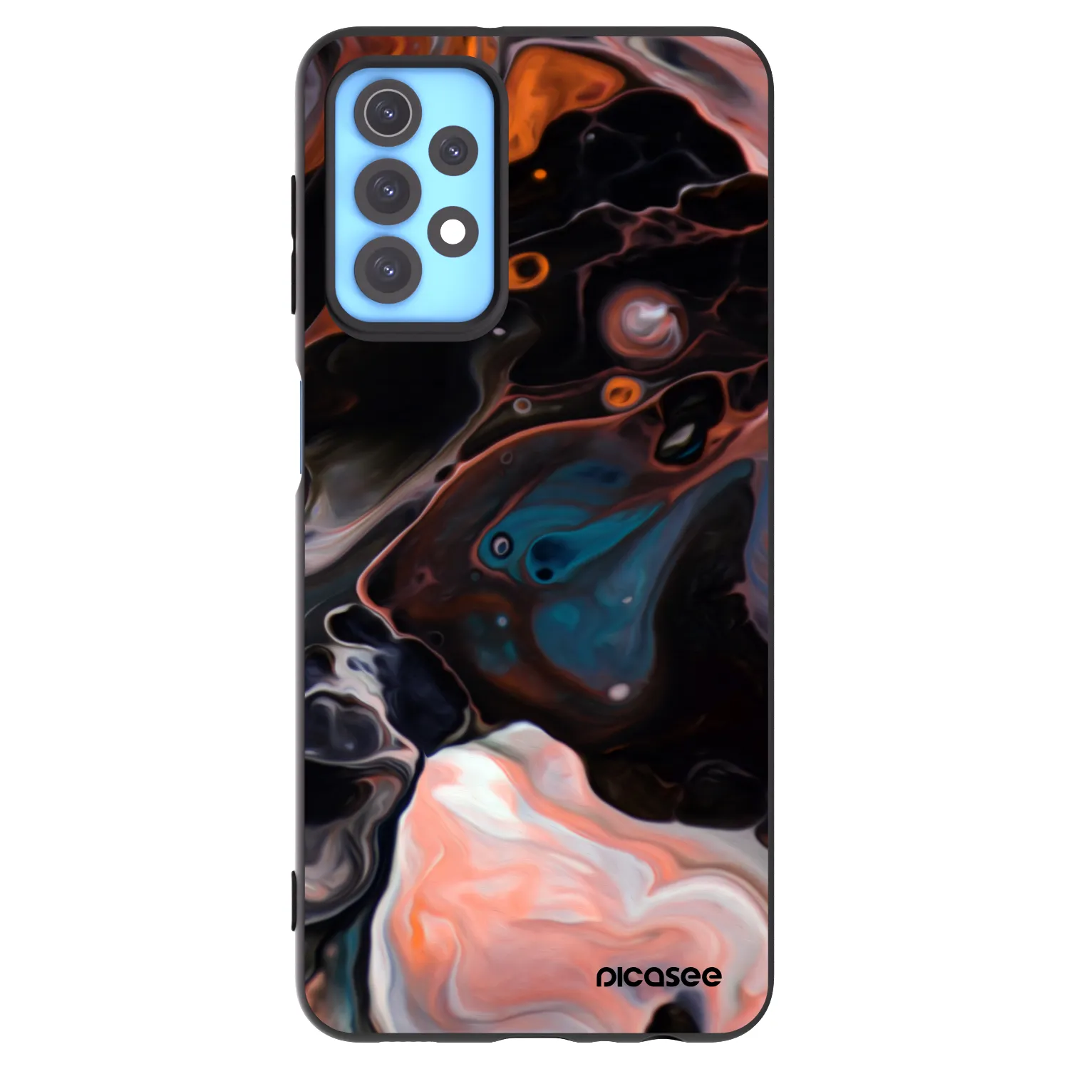 Picasee Μαύρη θήκη σιλικόνης για Samsung Galaxy A32 4G SM-A325F - Cream