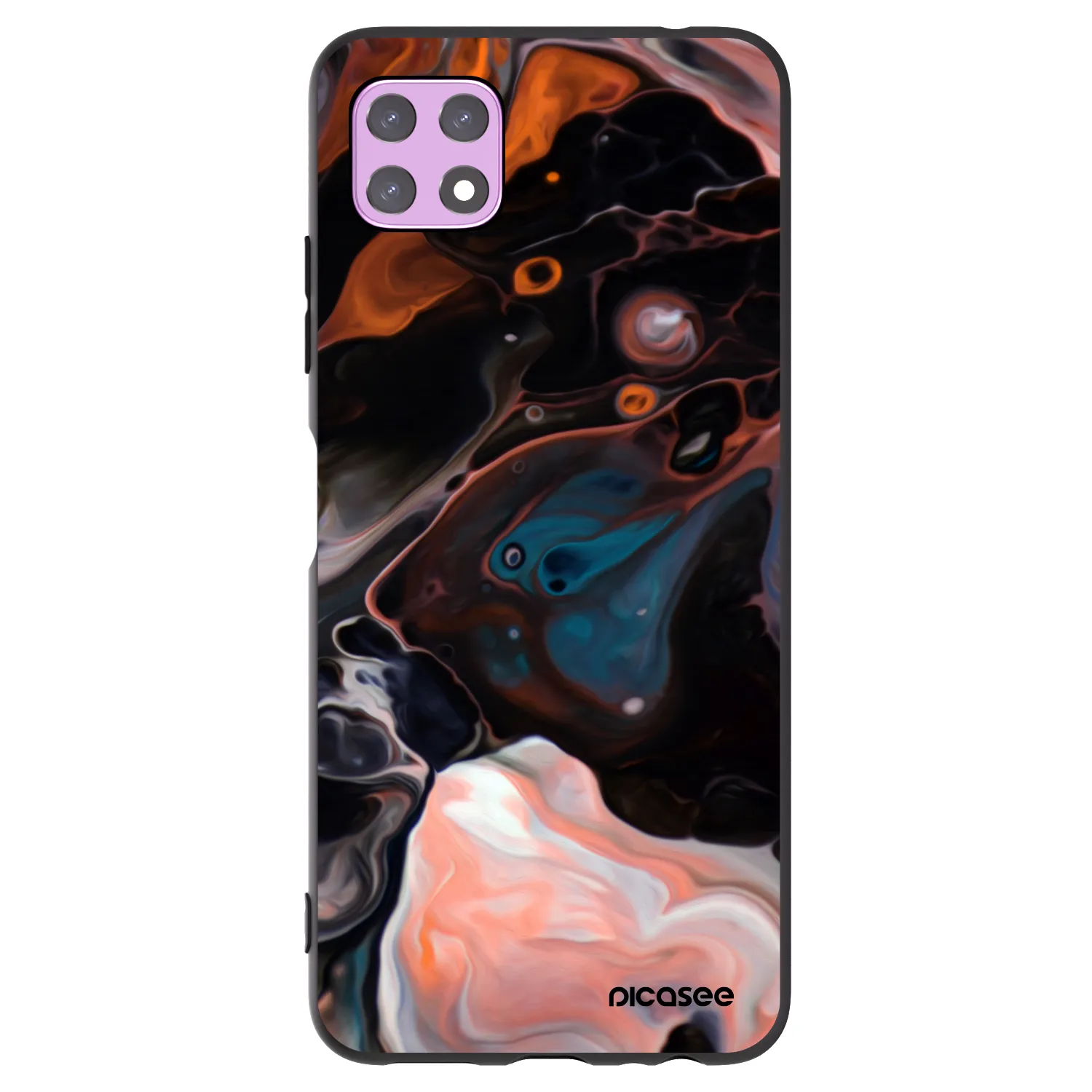 Picasee Μαύρη θήκη σιλικόνης για Samsung Galaxy A22 A226B 5G - Cream