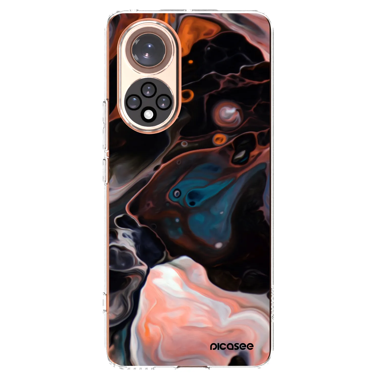 Picasee διαφανής θήκη σιλικόνης Honor 50 5G - Cream