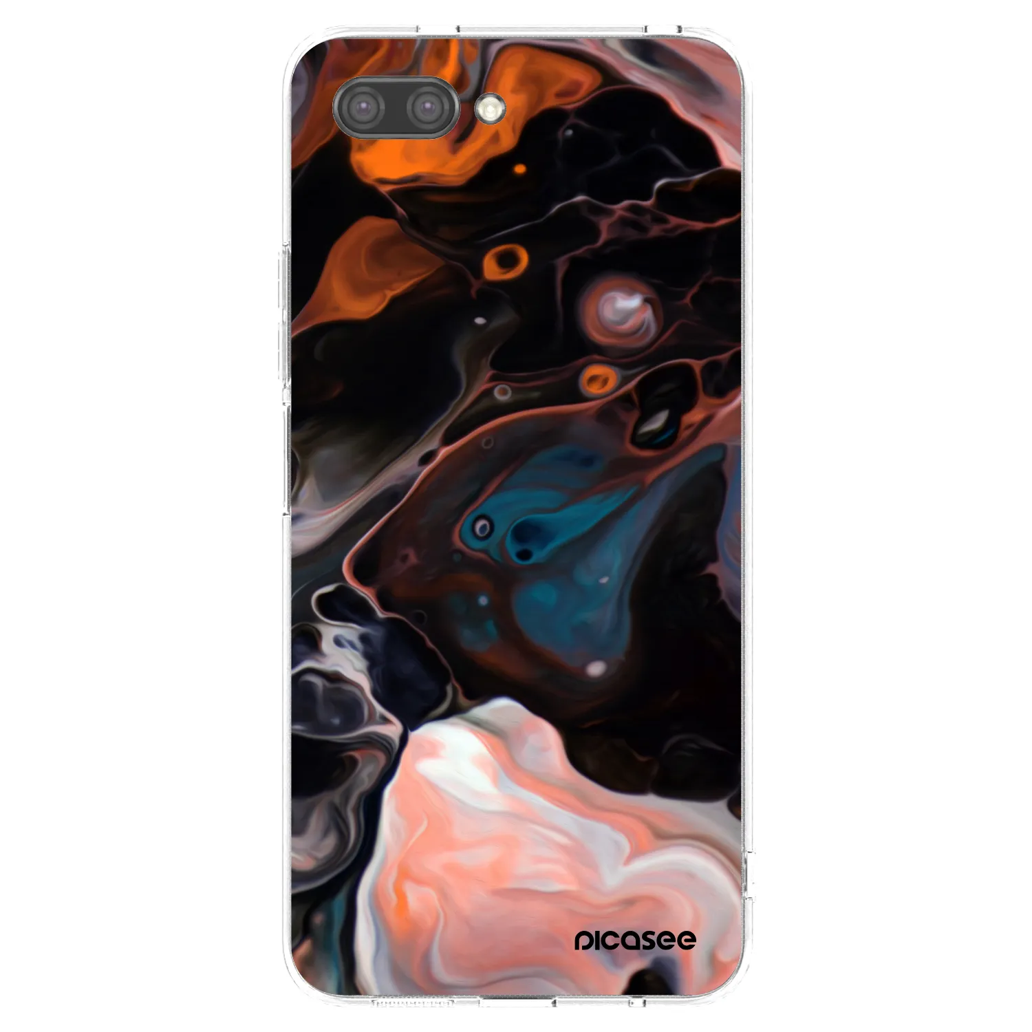 Picasee διαφανής θήκη σιλικόνης Honor 10 - Cream